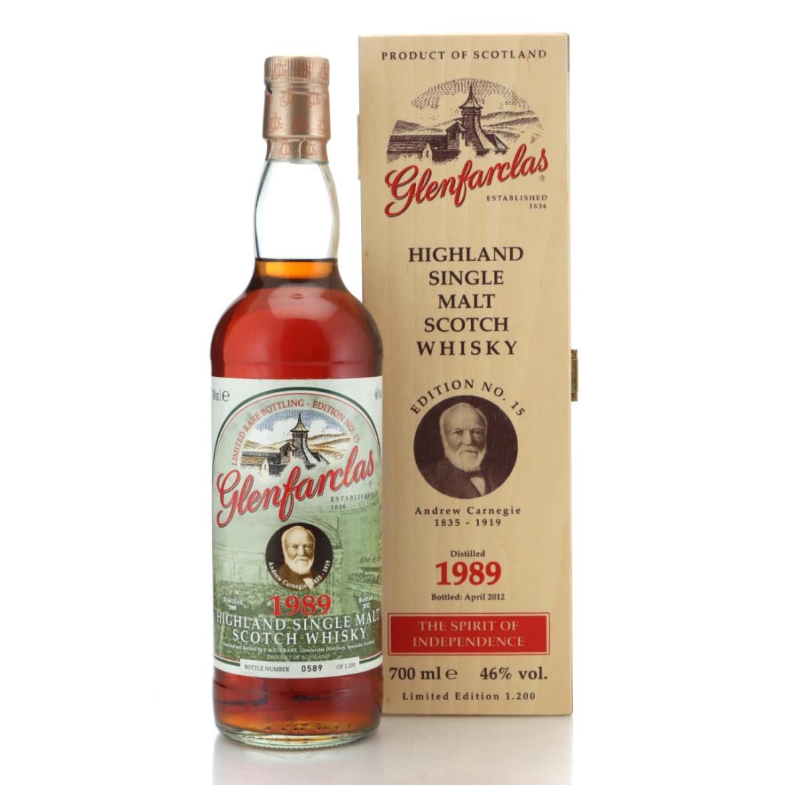 Glenfarclas 1989 The Famous Scots Edition No15 Andrew Carnegie