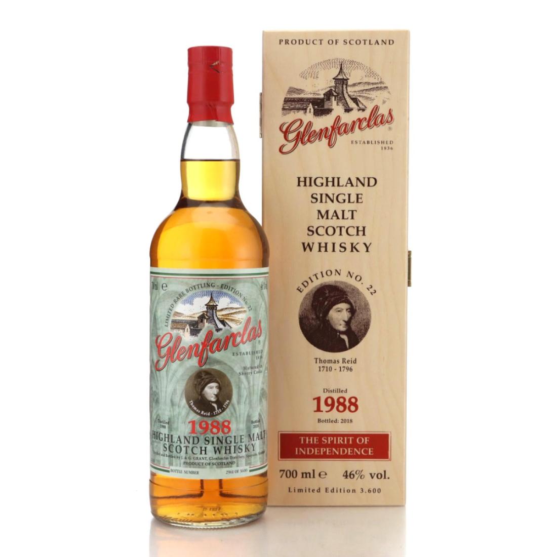 Glenfarclas 1988 The Famous Scots Edition No 22 Thomas Reid
