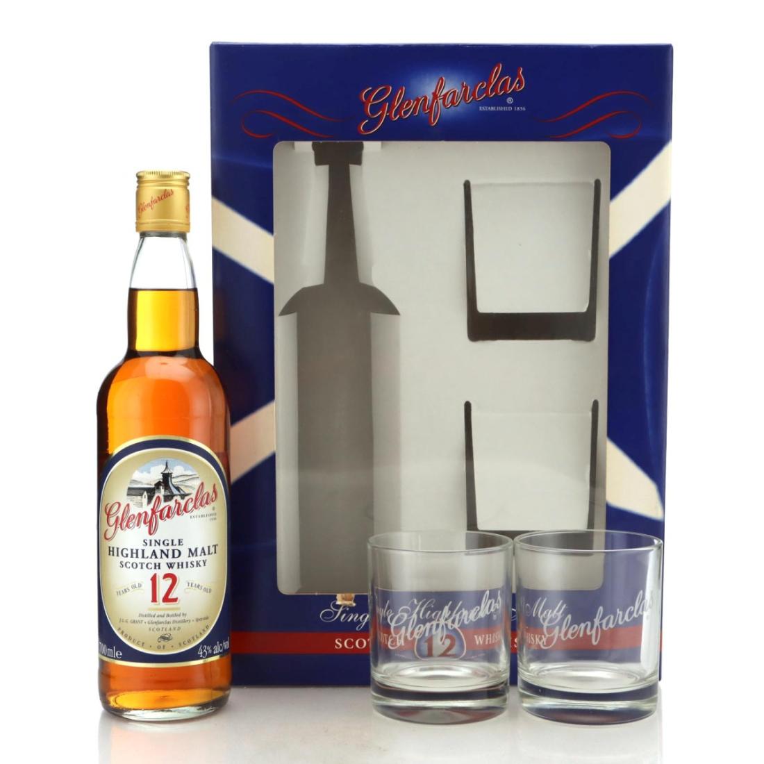 Glenfarclas 12 Gift Pack With Glasses