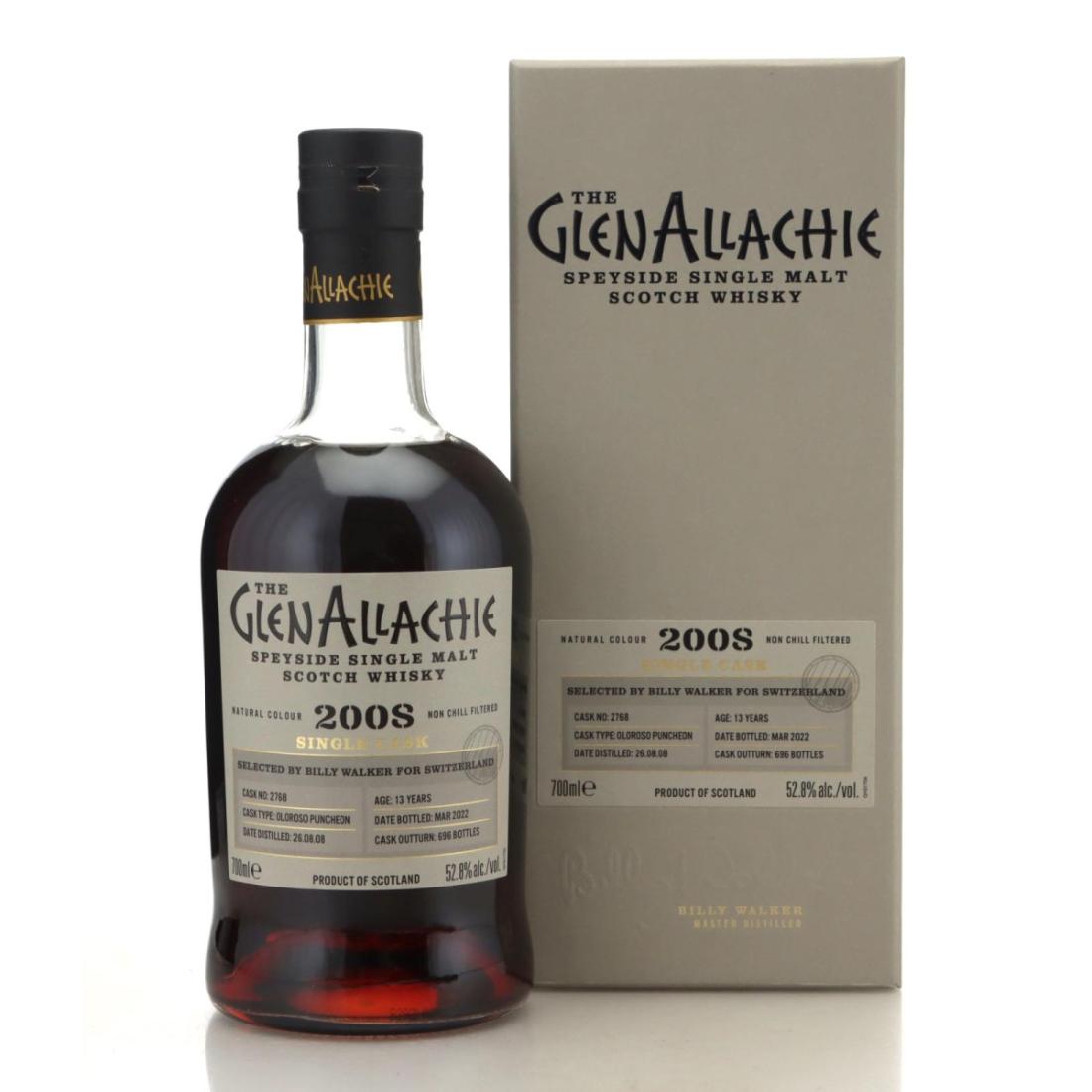 Glenallachie 2008 Single Cask 13 Year Old
