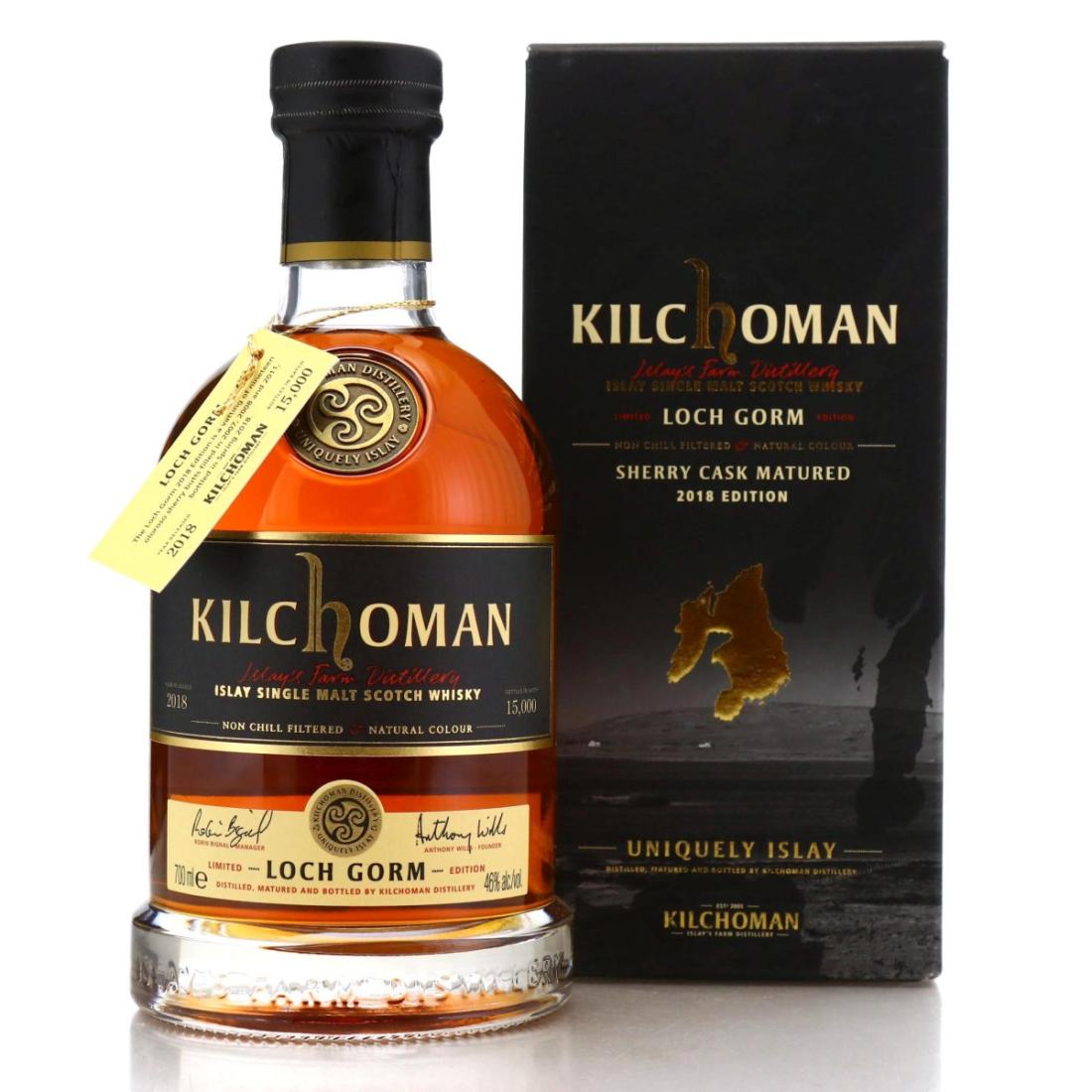 Kilchoman Loch Gorm, Oloroso Sherry Cask, 2018, 46% whisky bottle
