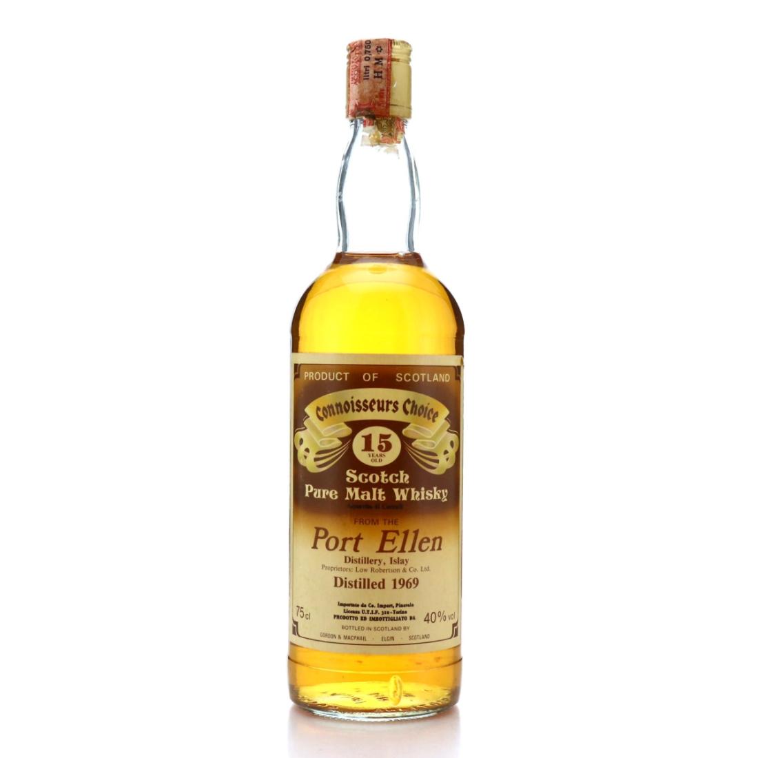 Port Ellen Connoisseurs Choice 15 Year Old, 1969, Gordon & MacPhail, 40% whisky bottle