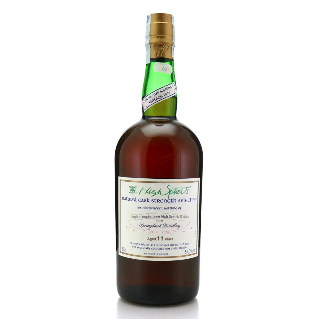 Springbank 1995 11 Year Old 15 Litre