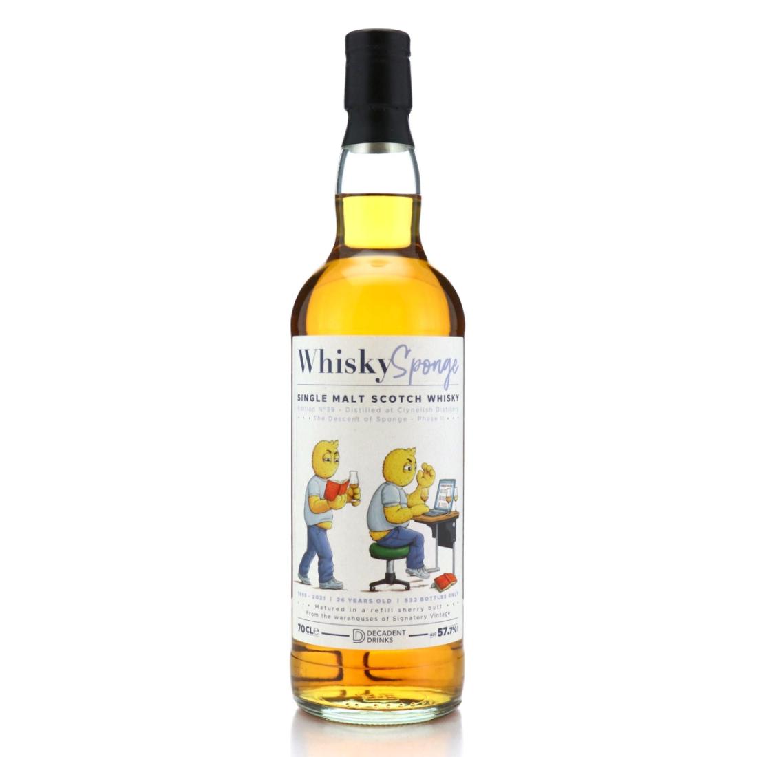 Clynelish 1995 Whisky Sponge 26 Year Old Edition No39