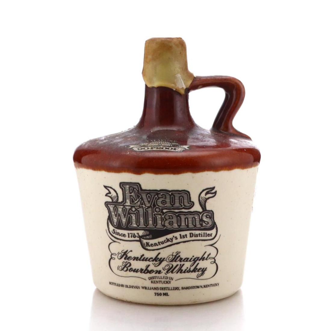 Evan Williams 7 Year Old Kentucky Straight Bourbon Decanter 1980