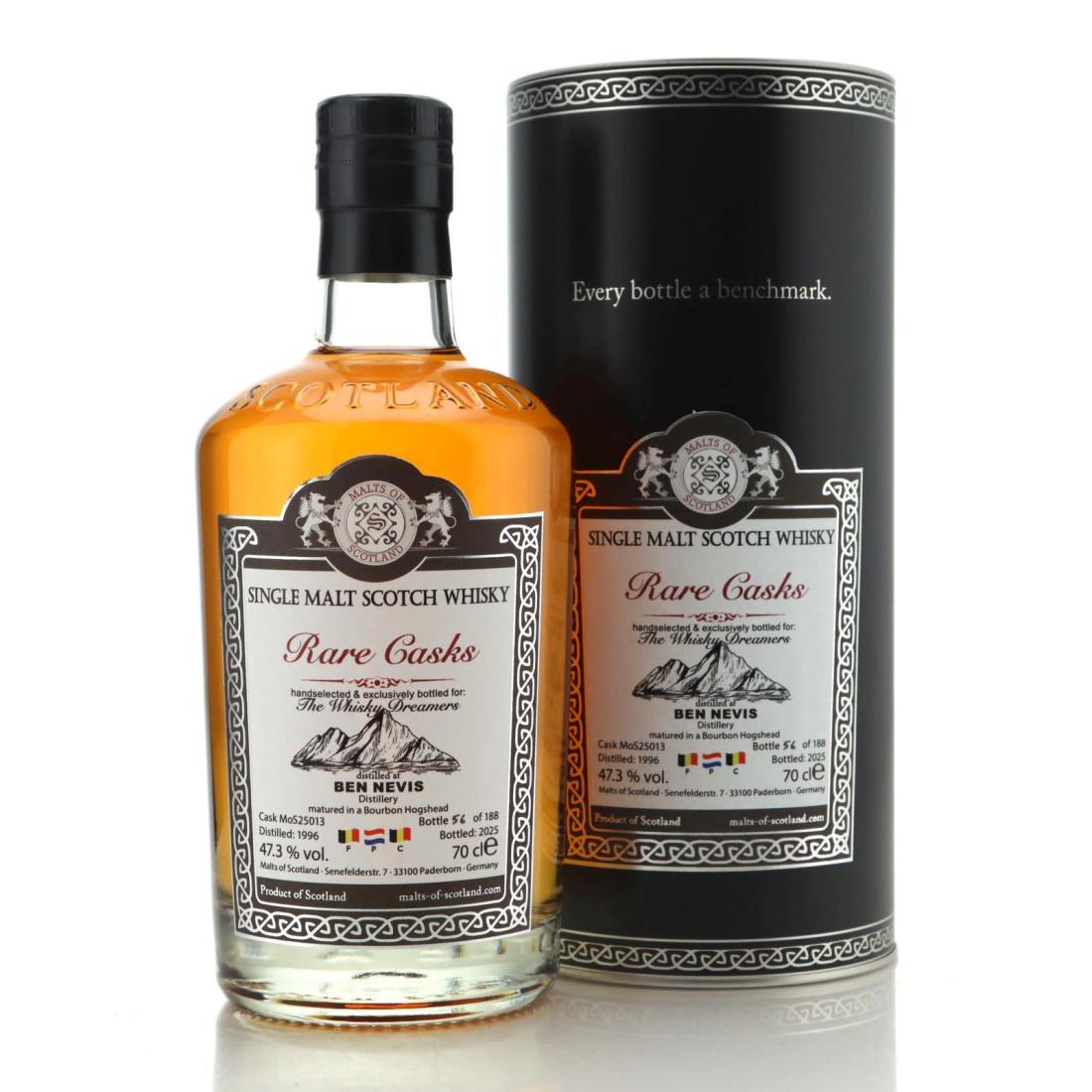 Ben Nevis 1996 Malts Of Scotland Rare Casks