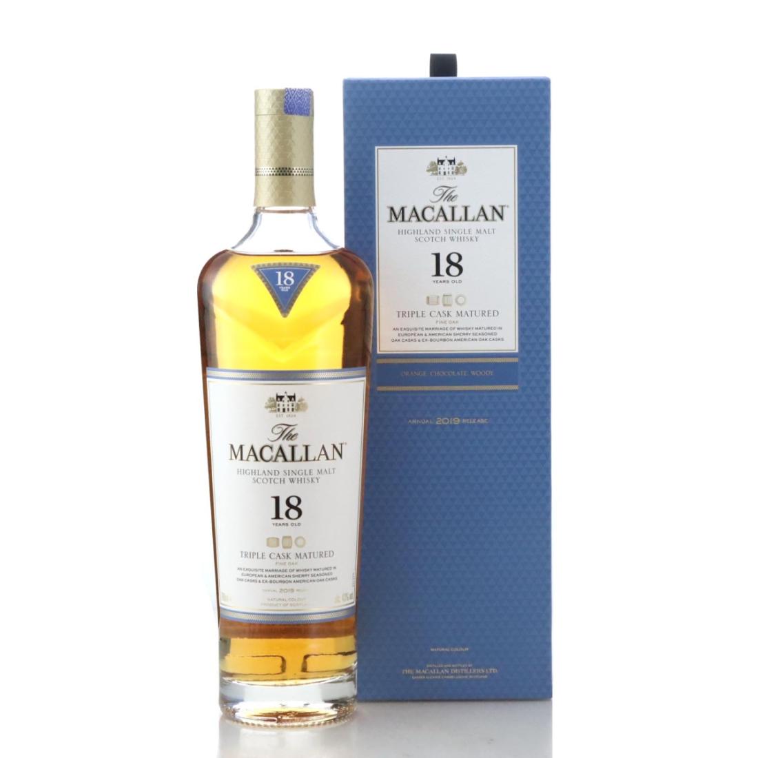 Macallan 18 Triple Cask Matured Annual 2019 Release
