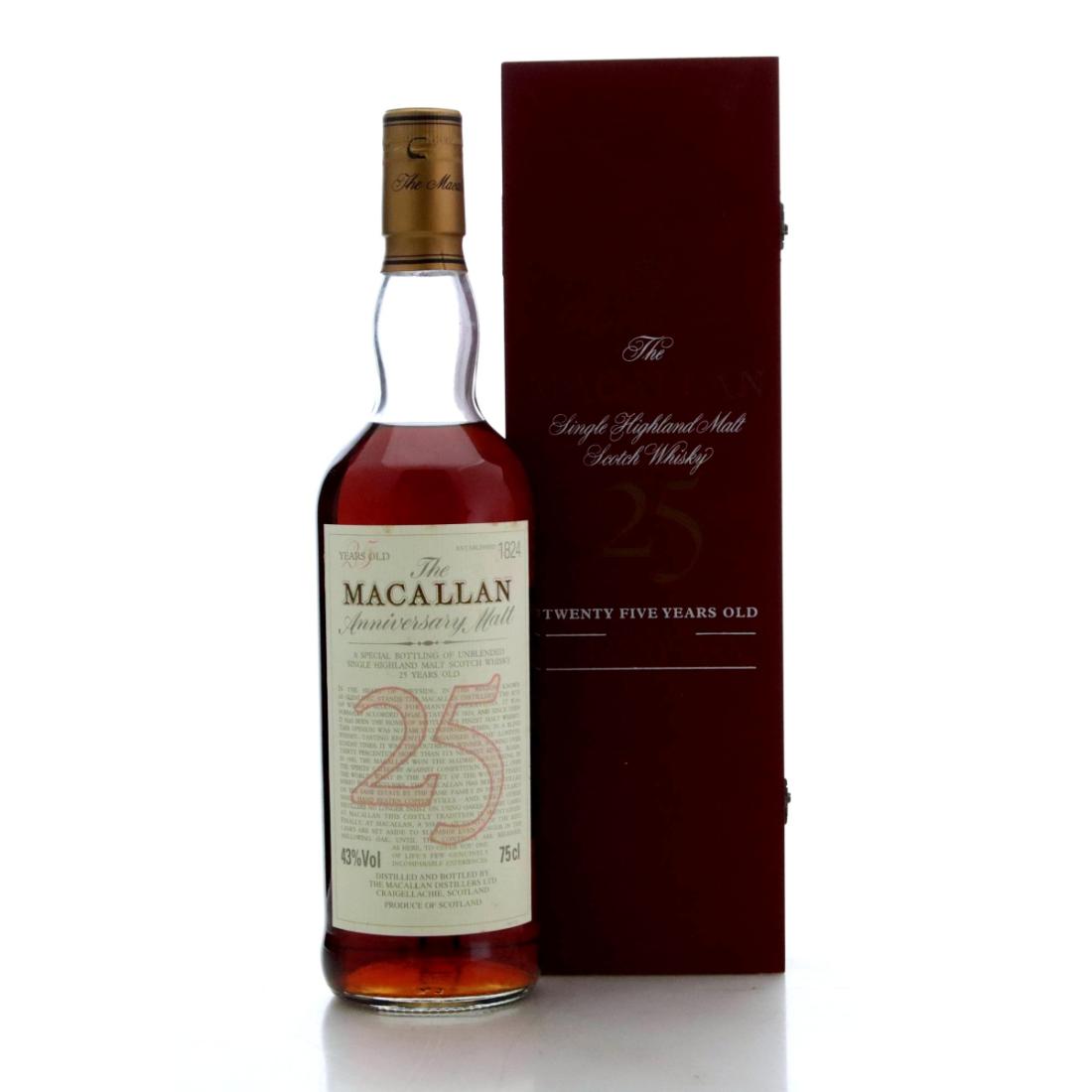 Macallan Anniversary Malt 25 Year Old