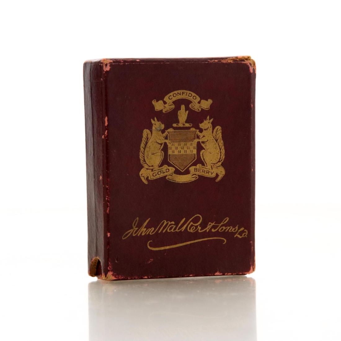 Johnnie Walker Playing Cards 1930s whisky bottle