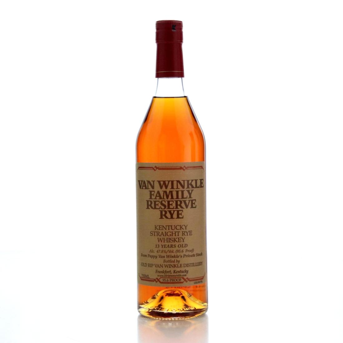 Van Winkle Family Reserve Rye 13 2020 Release
