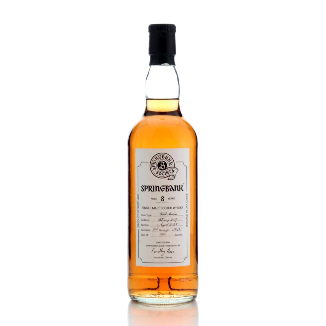 Image for Springbank 2017 Springbank Society 8 Year Old