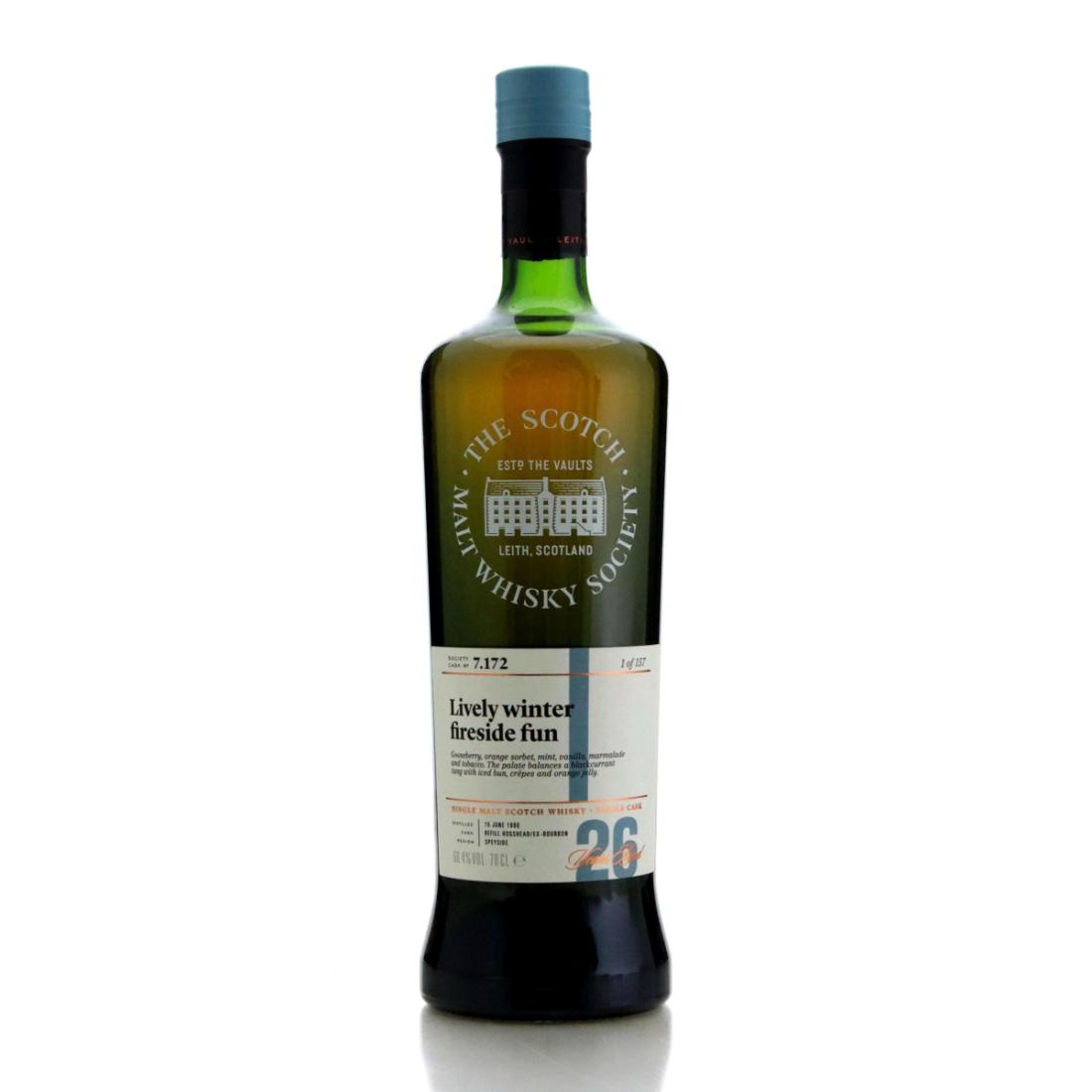 Longmorn 1990 SMWS 26 Year Old 7172 Lively Winter Fireside Fun