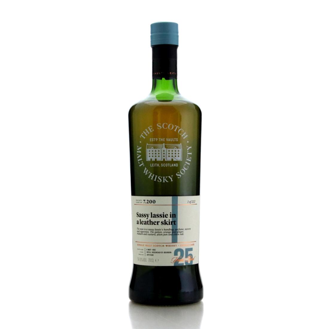 Longmorn 1992 SMWS 25 Year Old 7200 Sassy lassie in a leather skirt