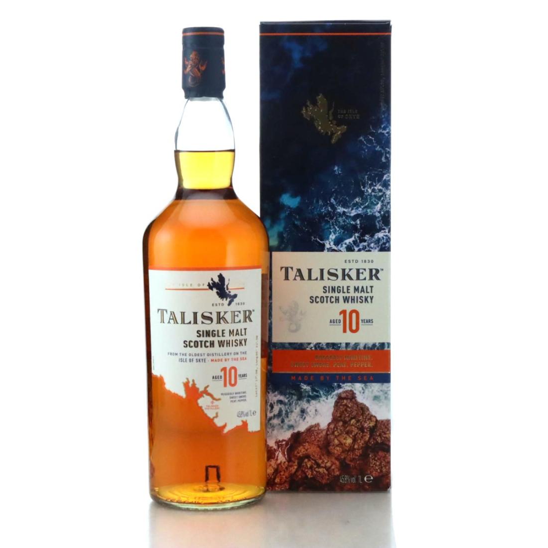 Talisker 10 Year Old, 2021, 45.8%, 1L whisky bottle