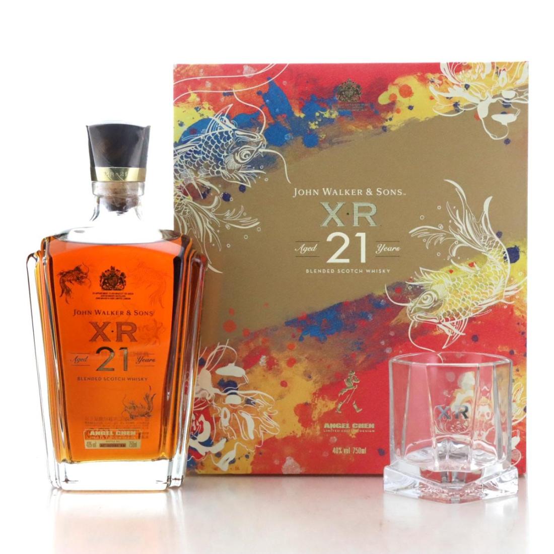 Johnnie Walker XR 21 Year Old Gift Pack 75cl Taiwan Angel Chen