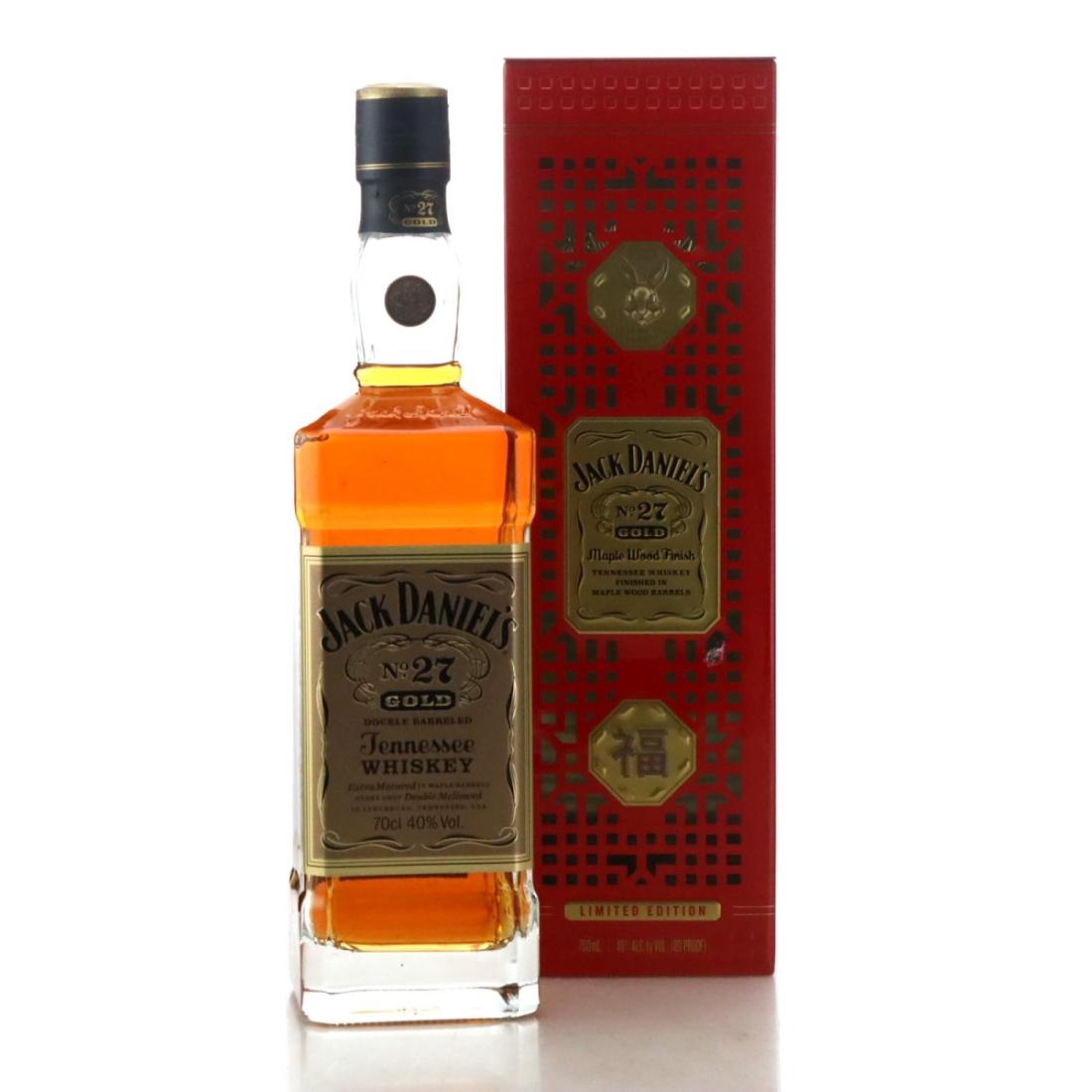 Jack Daniels No 27 Gold Maple Wood Finish Year Of The Rabbit