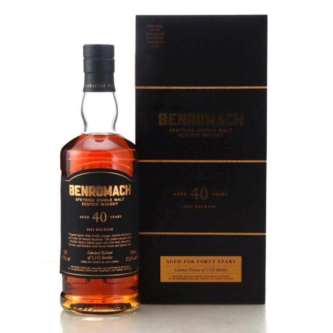 BENROMACH 40 YEAR OLD 2022 RELEASE