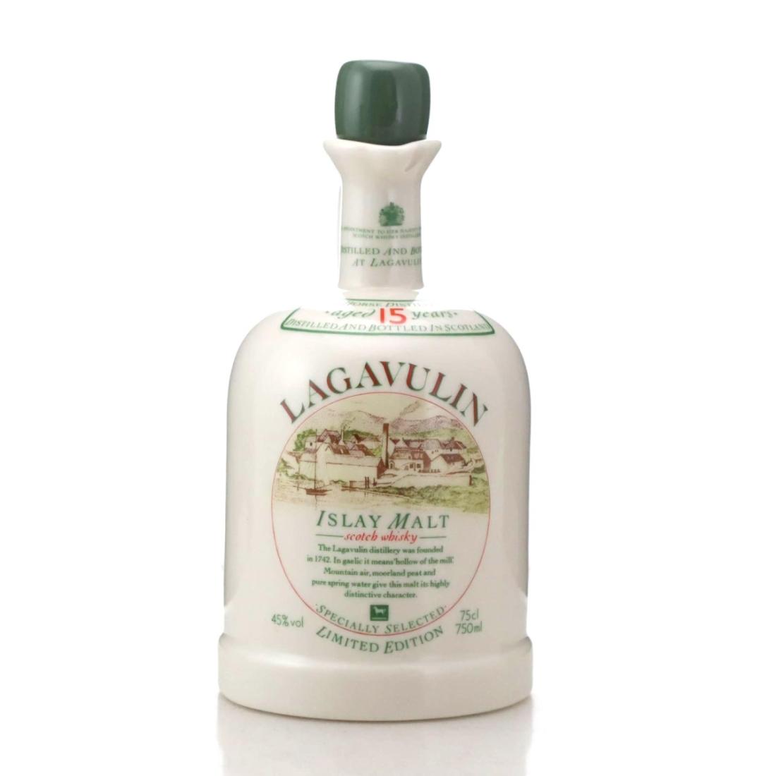 Lagavulin 15 Year Old White Horse Distillers Ceramic Decanter