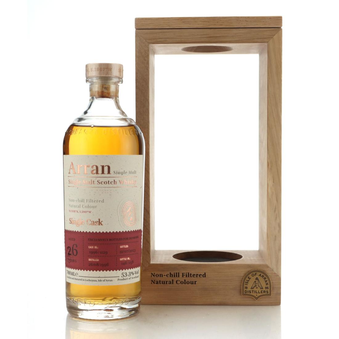 Arran 1996 Single Cask 26 Year Old