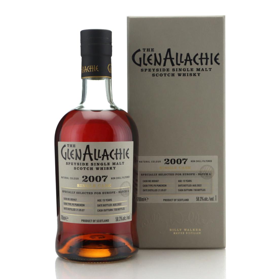 Glenallachie 2007 Single Cask 15 Year Old