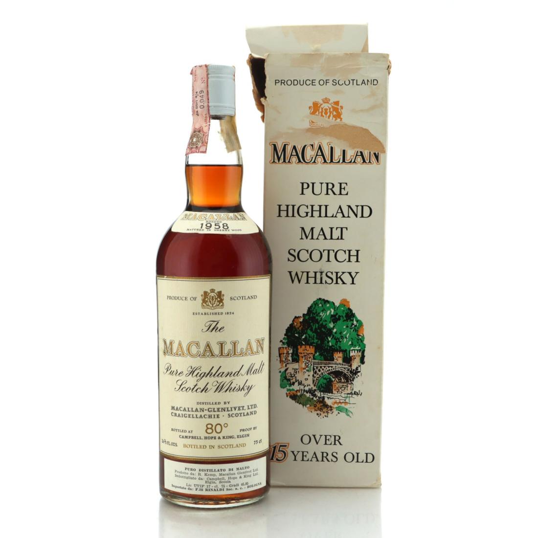 Image for Macallan 1958 80° Proof