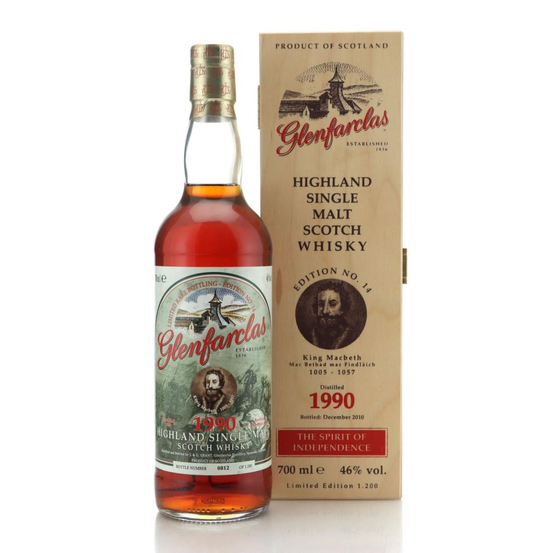 Glenfarclas 1990 The Famous Scots Edition No14 King Macbeth
