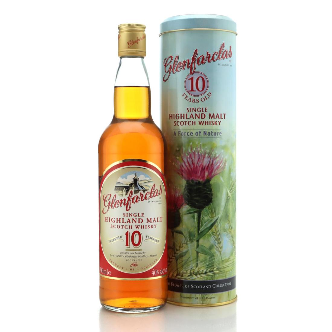 Glenfarclas The Flower of Scotland Collection 10 Year Old A Force of Nature
