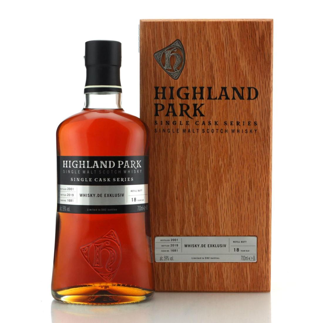 Highland Park 2001 Single Cask Series 18 Year Old