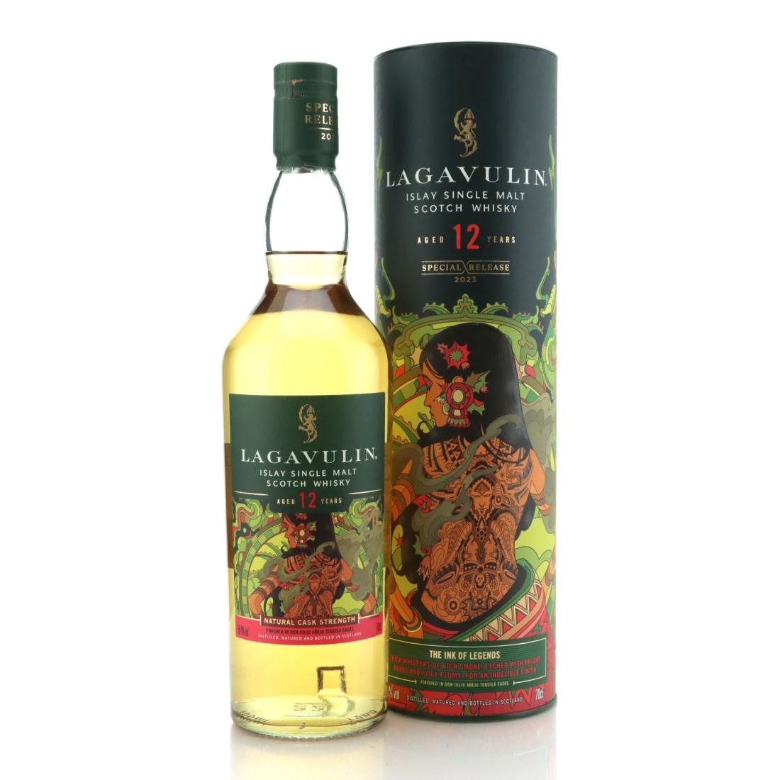 Lagavulin 12 Year Old Natural Cask Strength The Ink of Legends