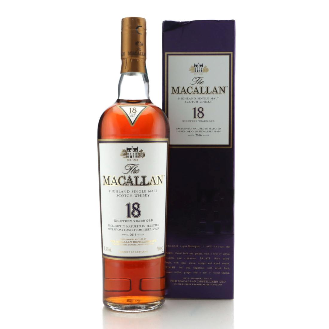 Macallan 18 Annual 2016 Release