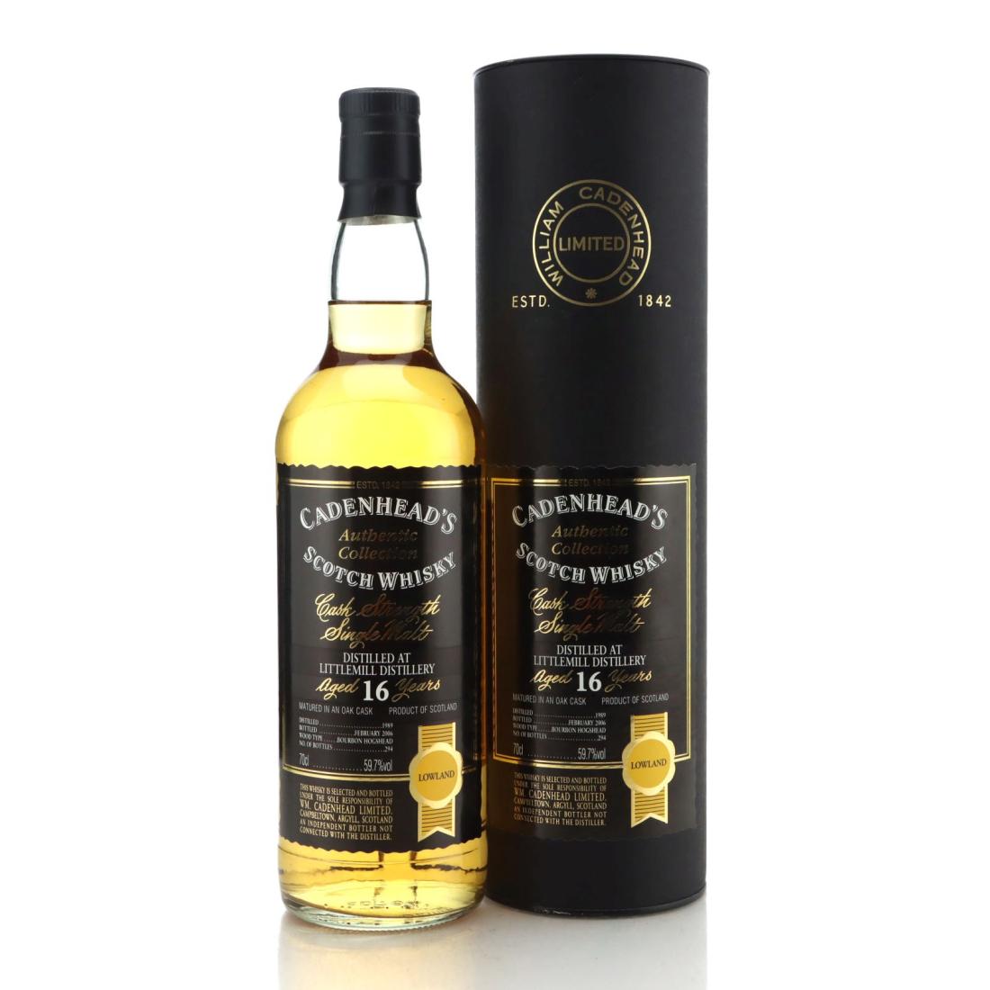 Littlemill 1989 Cadenheads Authentic Collection 24 Year Old