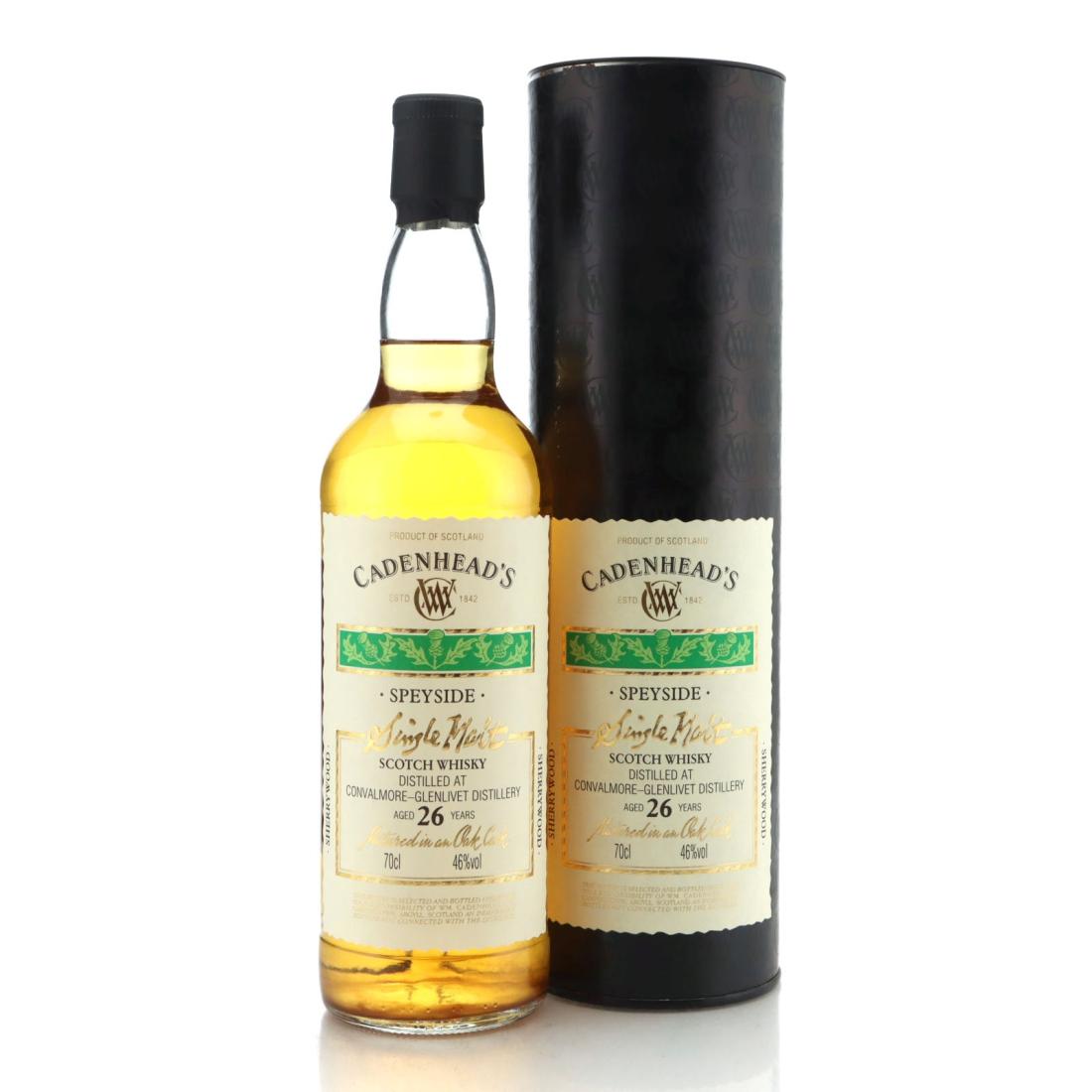 Convalmore Authentic Collection 26 Year Old, Sherry Cask, 1977, Cadenhead's, 46% whisky bottle
