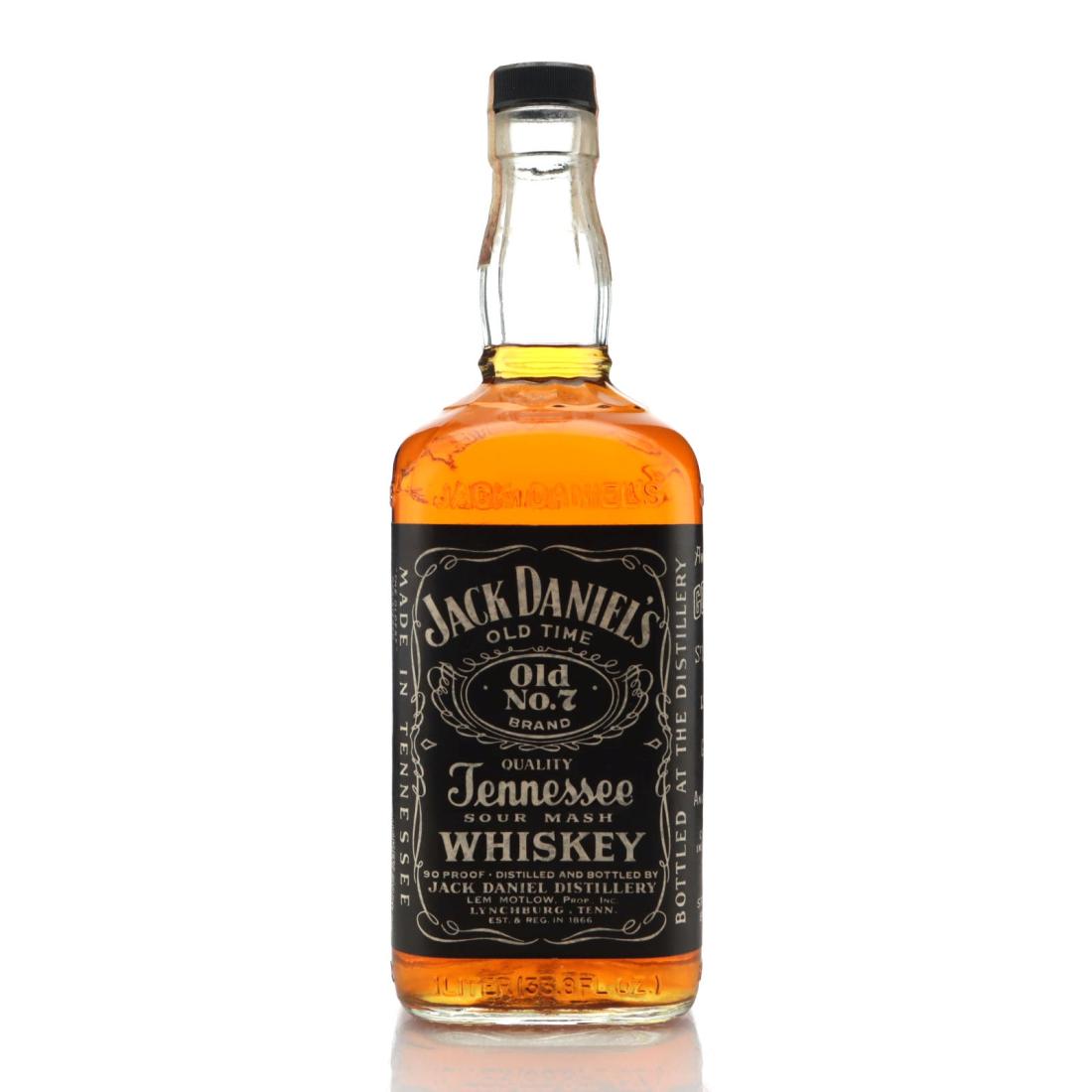 Jack Daniels Old No7 Brand 1 Litre 1980s