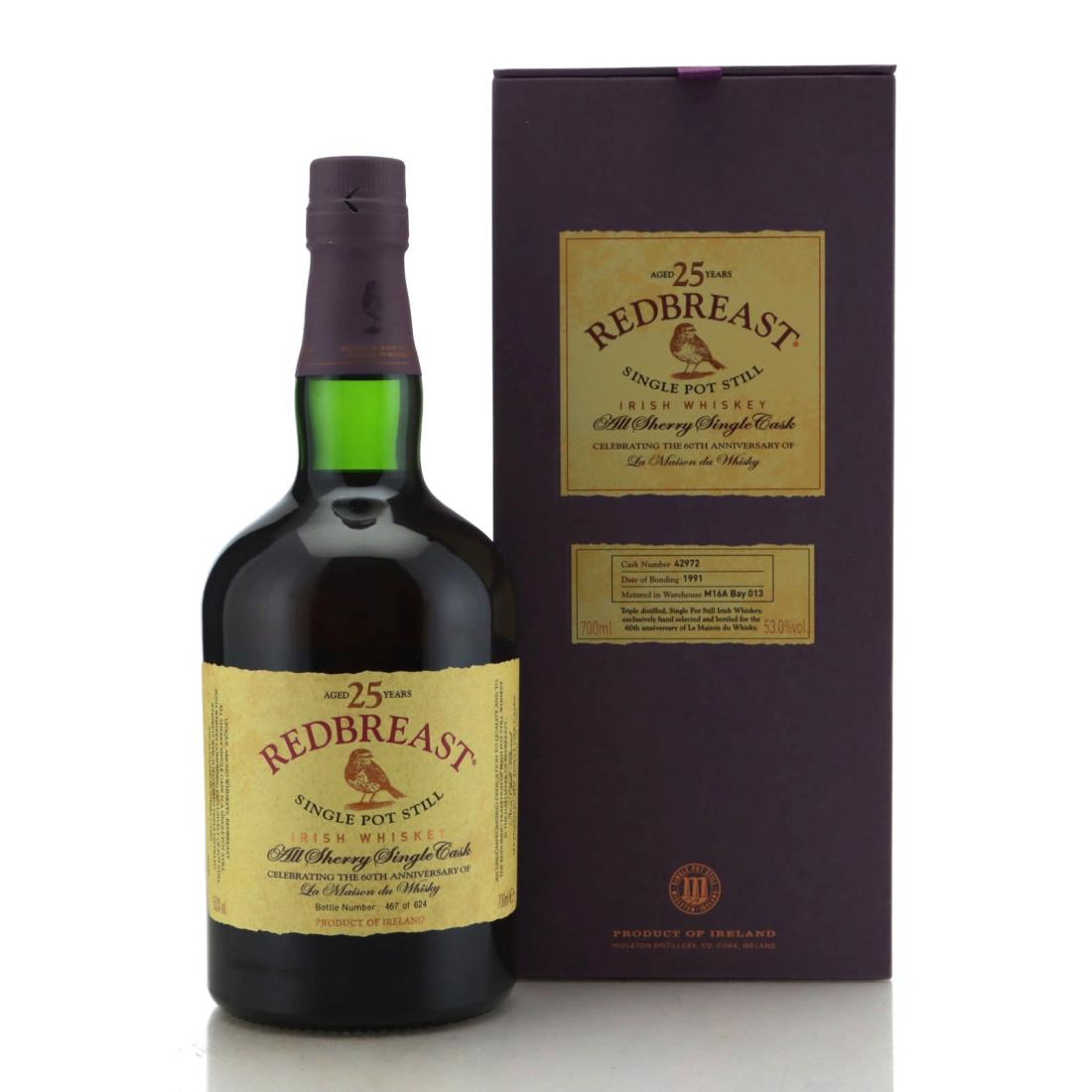 Redbreast 1991 25 Year Old LMDW 60th Anniversary