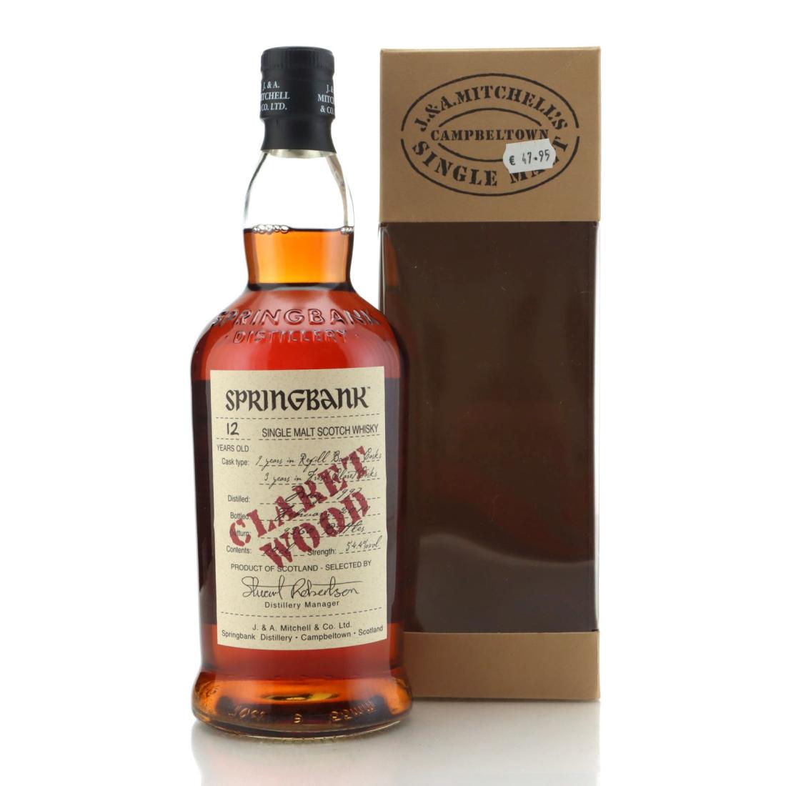 Springbank 12 Claret Wood