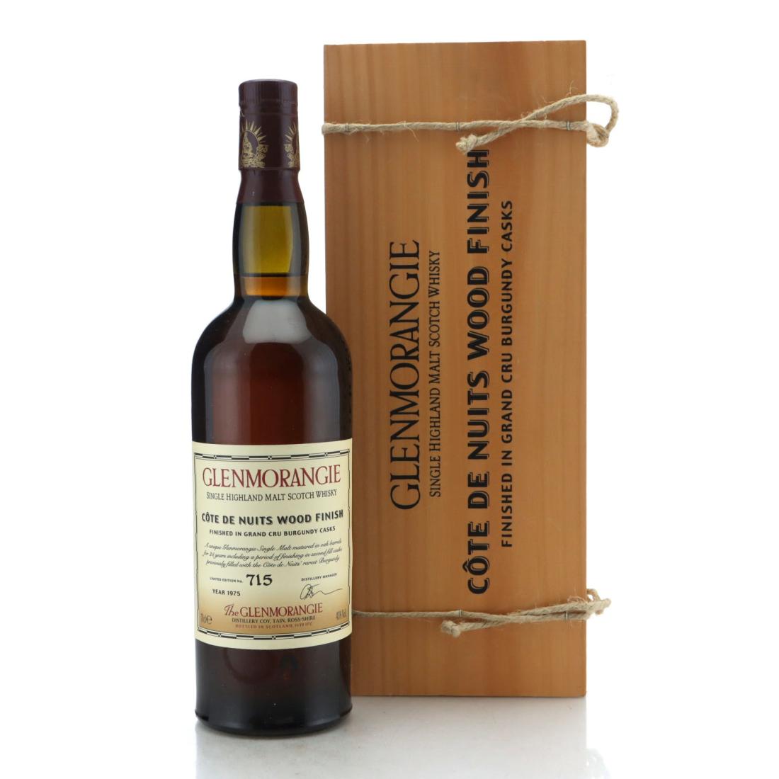 Glenmorangie 1975 Cte De Nuits Wood Finish