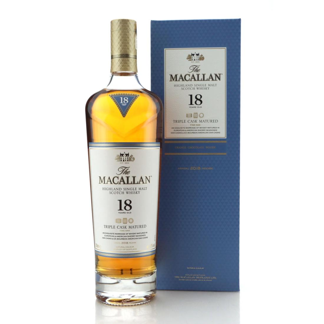 Macallan 18 Triple Cask Matured Annual 2018 Release
