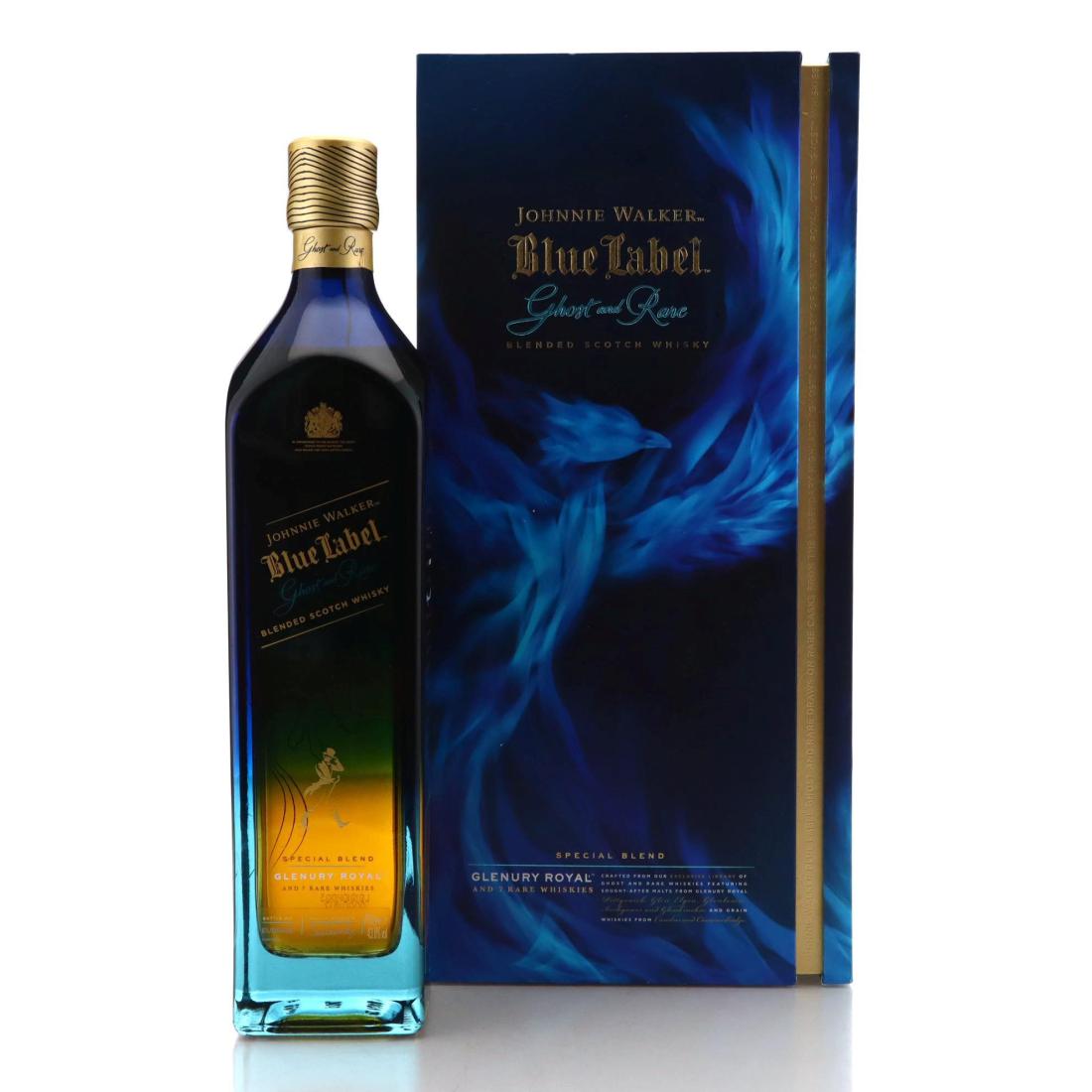 Johnnie Walker Blue Label Ghost And Rare Glenury Royal