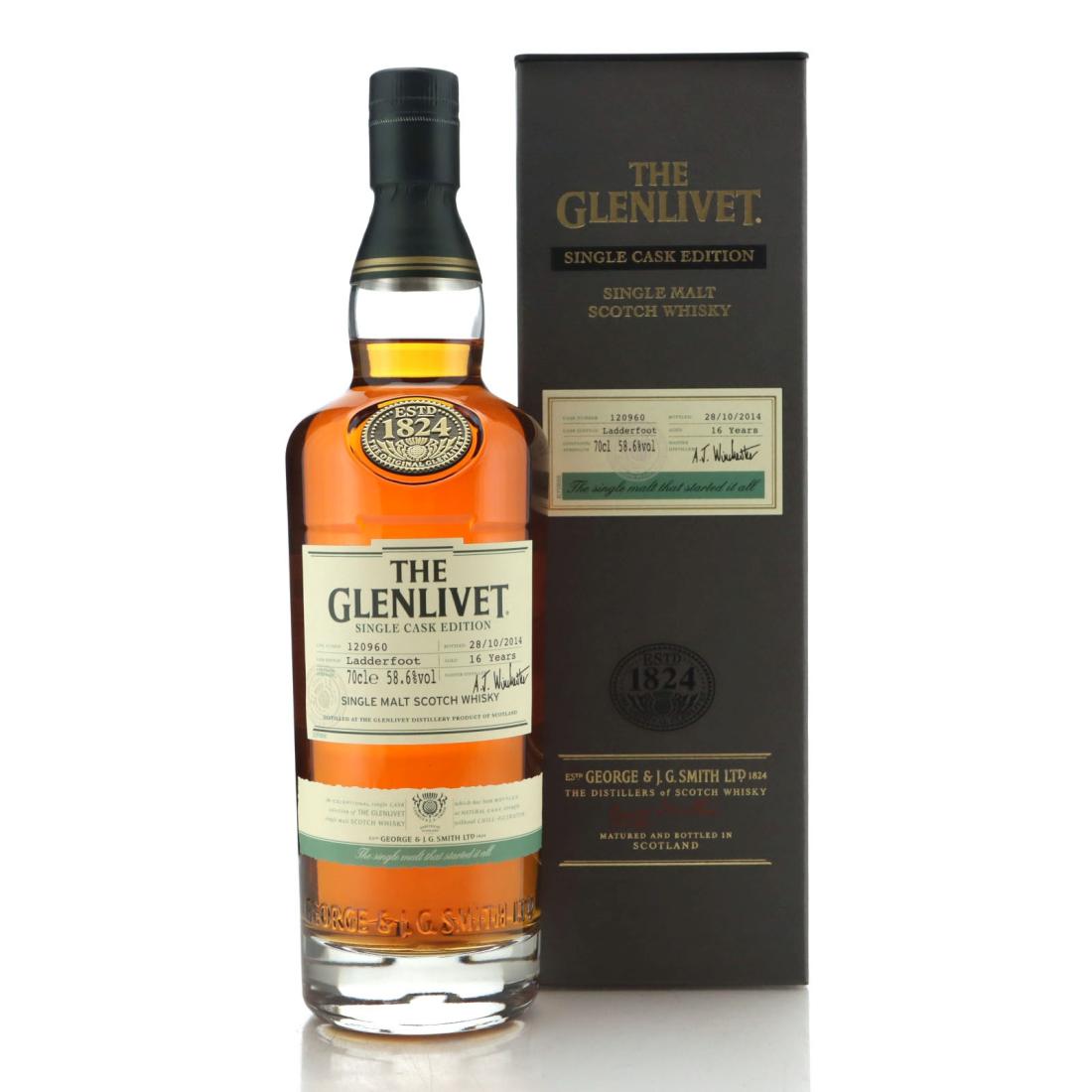Glenlivet 16 Single Cask Ladderfoot