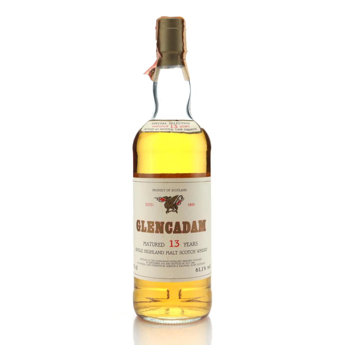 Glencadam 1974 13 Year Old, Gordon & MacPhail, 61.1% whisky bottle
