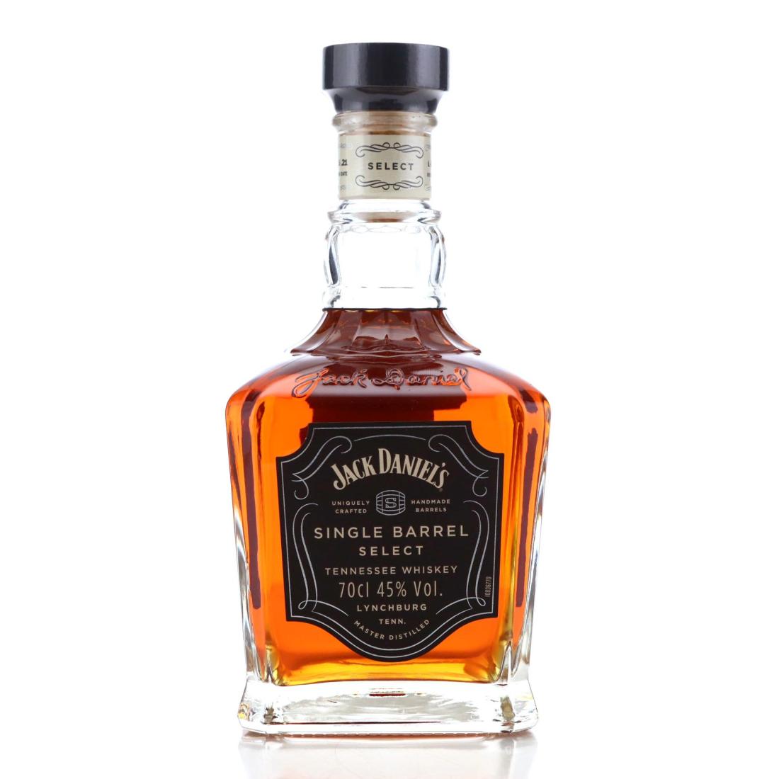 Jack Daniel's Single Barrel Select, New Charred American Oak Cask, Cask #21-0000, 2021, 45% whisky bottle