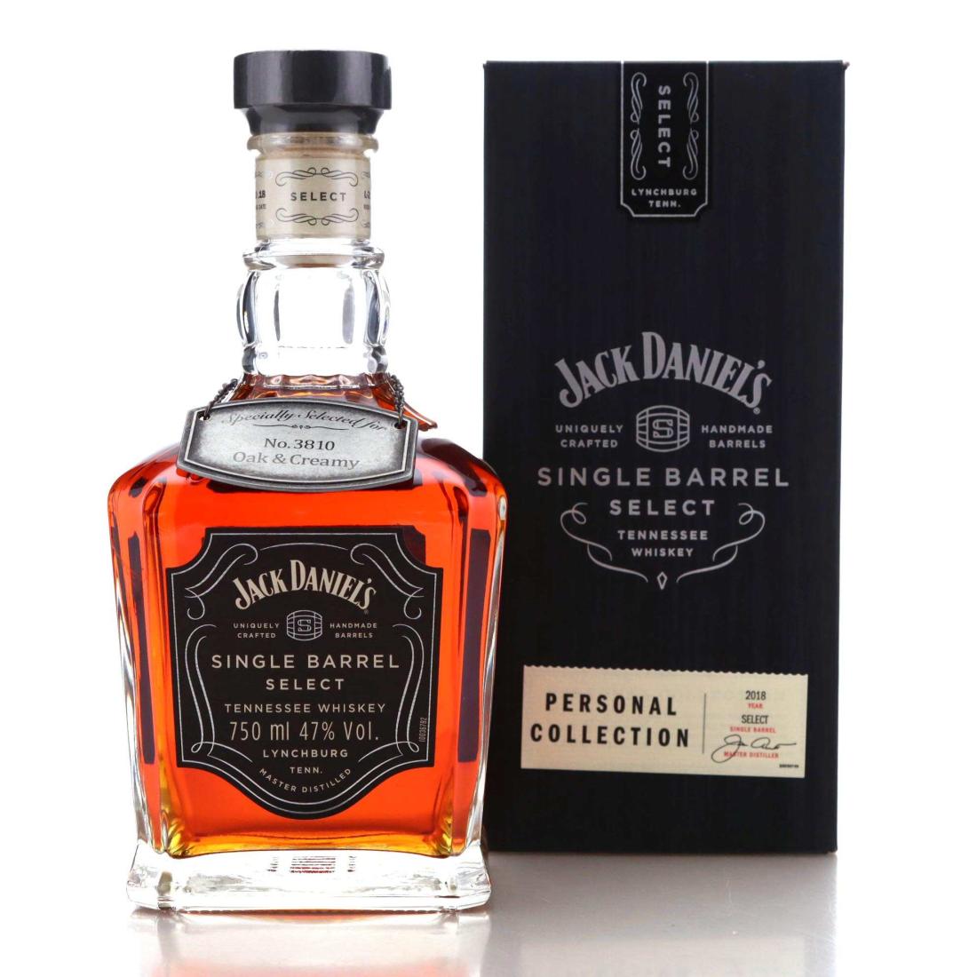 Jack Daniel's Single Barrel Select, Cask #3810, 2018, 47% whisky bottle
