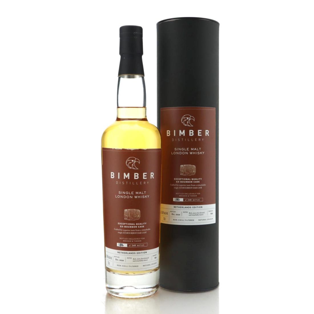 Bimber Netherlands Edition, Ex-Bourbon Cask, Cask #168, 2020, 58.9% whisky bottle