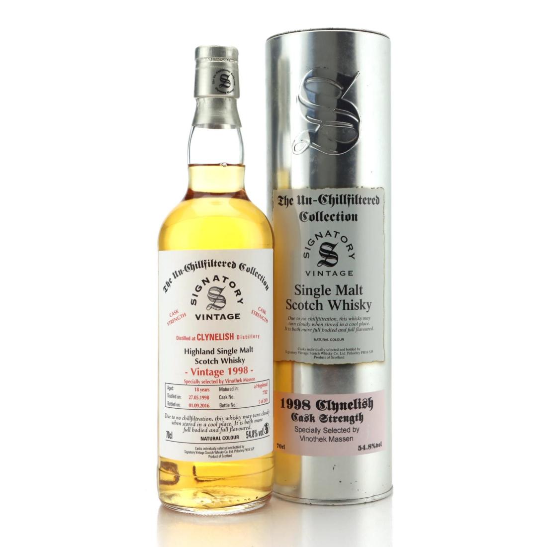 Clynelish 1998 The UnChillfiltered Collection 18 Year Old