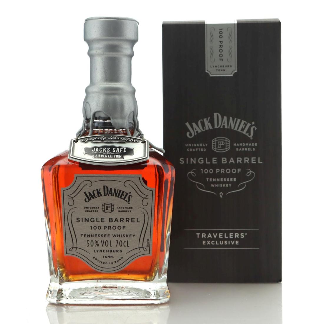Jack Daniels Single Barrel 100 Proof Silver Wax Dip Travelers Exclusive