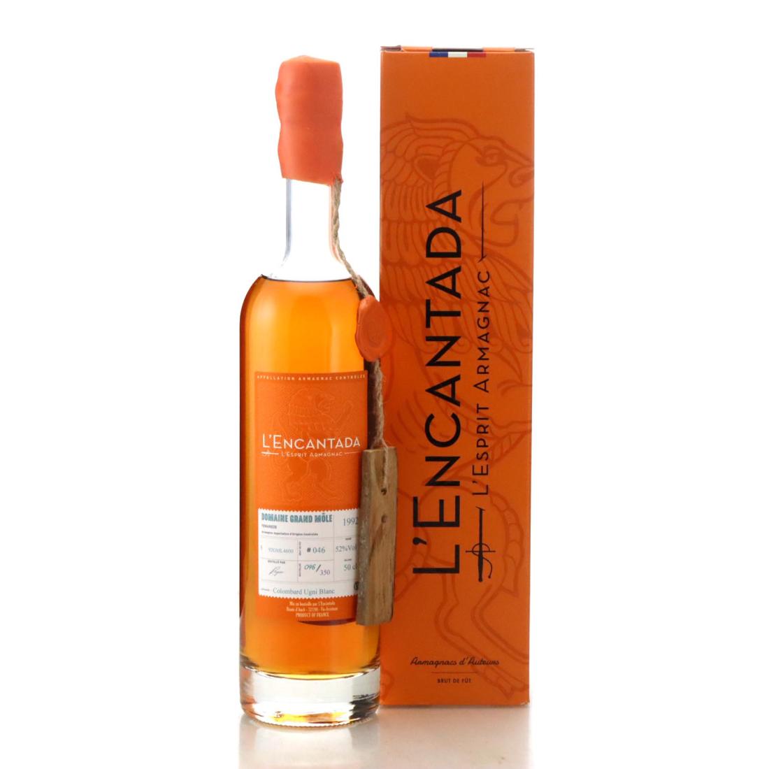 Domaine Grand Môle 29 Year Old, Cask #046, 1992, L'Encantada, 52% whisky bottle
