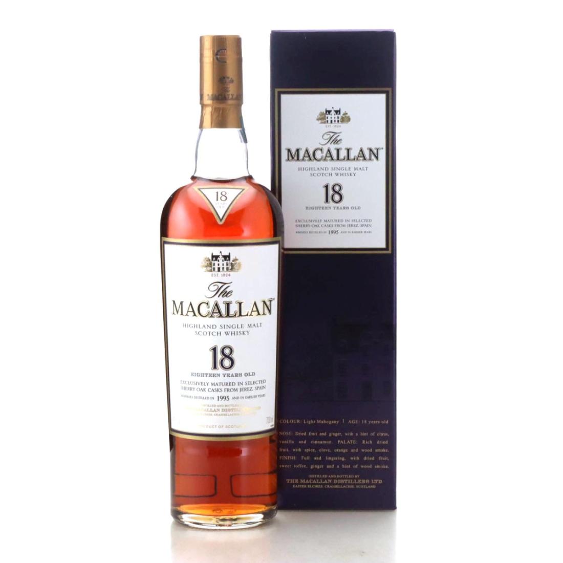 Macallan 1995 18 Year Old