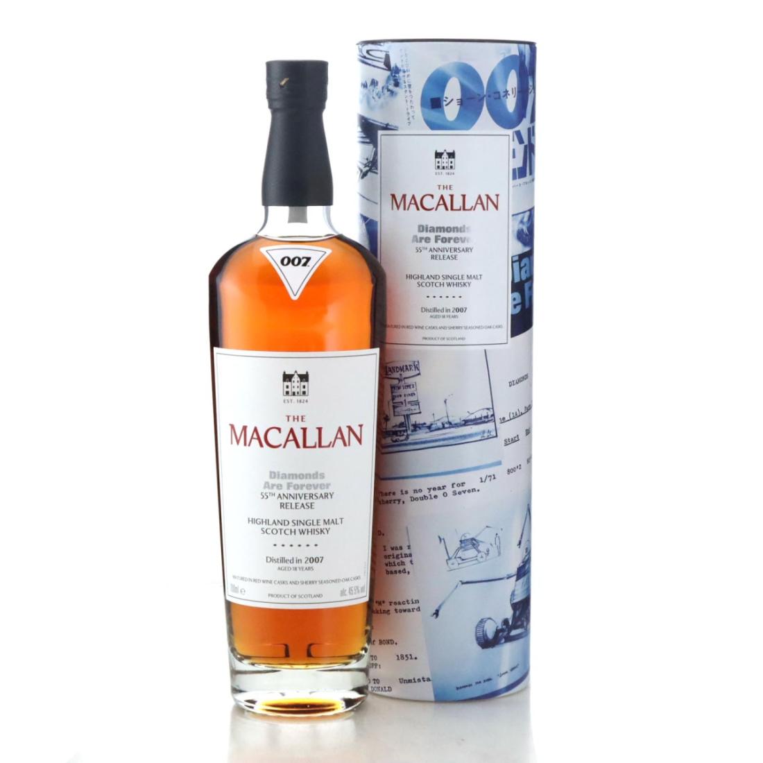 Macallan 2007 Diamonds Are Forever 18 55th Anniversary Release