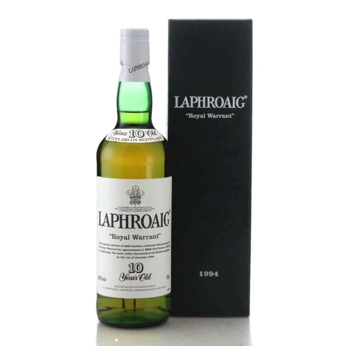 Laphroaig Royal Warrant 10
