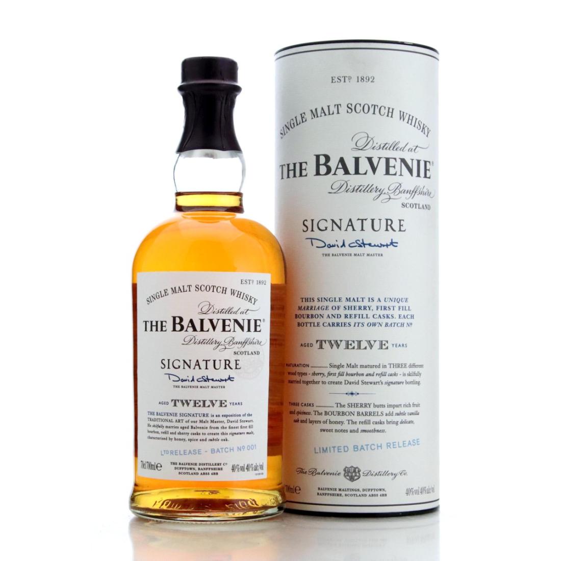 Balvenie Signature 12 Year Old Batch No001